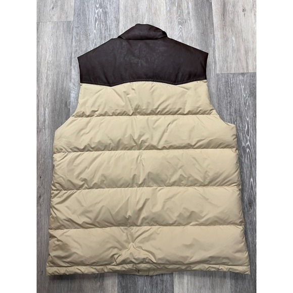 Men's Cody James Authentic Western Apparel Puffer Vest Leather Size XL - Picture 3 of 3